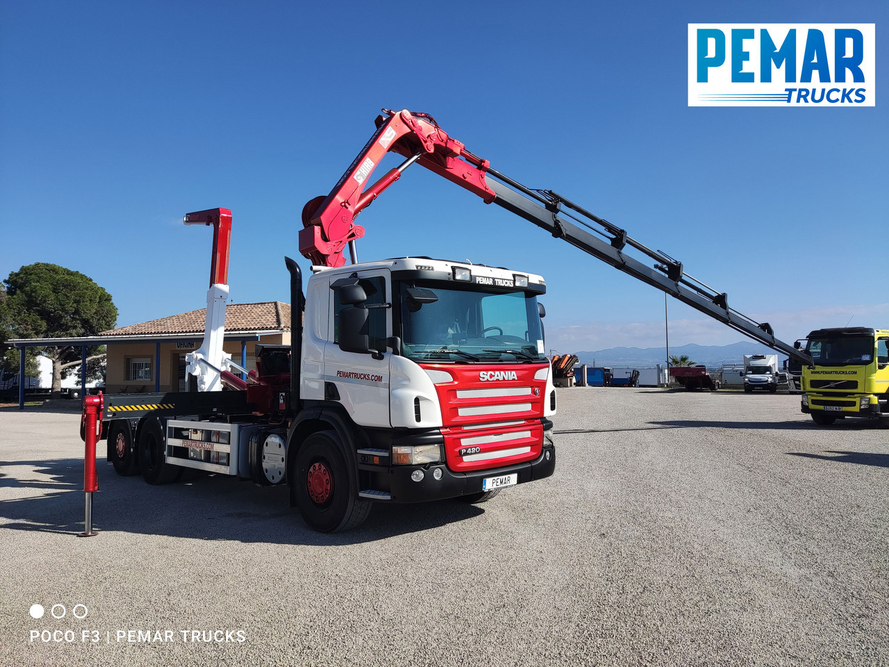Kravas auto ar manipulatoru SCANIA P 420 GRUA GANCHO MULTILIFT 6X2: foto 28