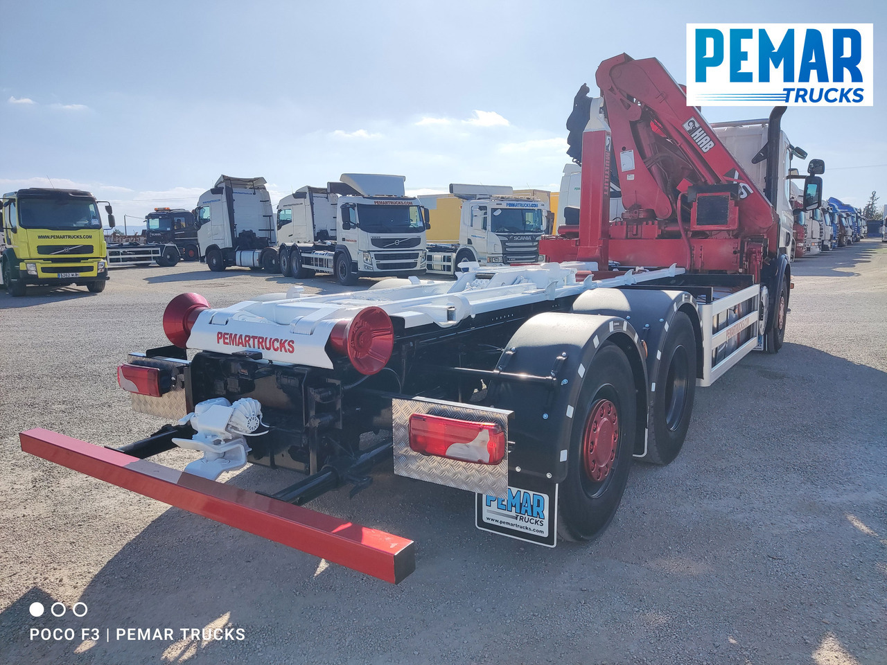 Kravas auto ar manipulatoru SCANIA P 420 GRUA GANCHO MULTILIFT 6X2: foto 6