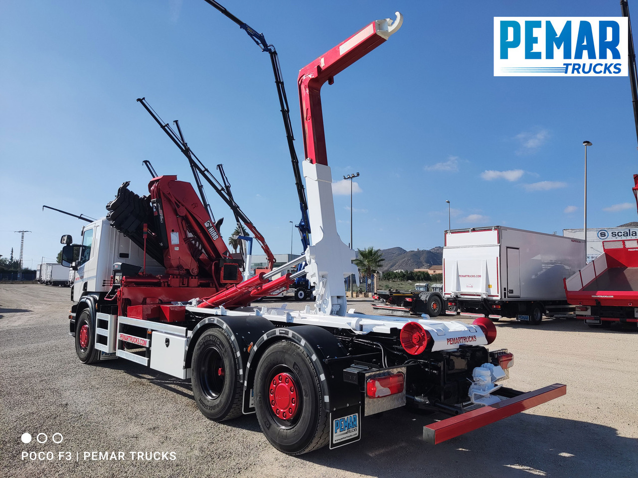 Kravas auto ar manipulatoru SCANIA P 420 GRUA GANCHO MULTILIFT 6X2: foto 15