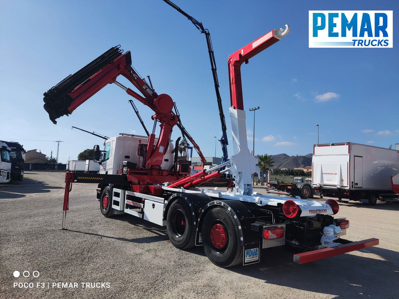 Kravas auto ar manipulatoru SCANIA P 420 GRUA GANCHO MULTILIFT 6X2: foto 30