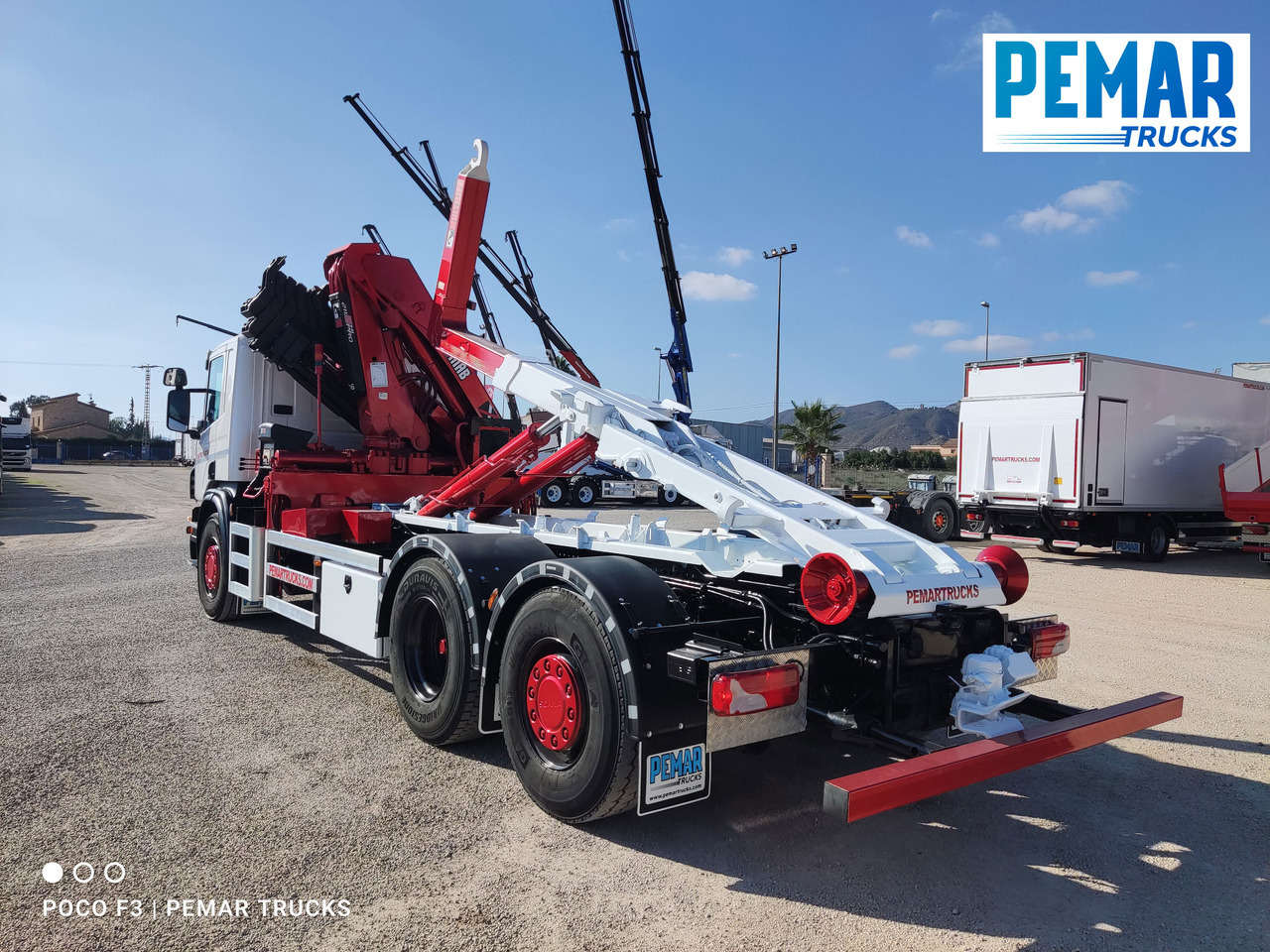 Kravas auto ar manipulatoru SCANIA P 420 GRUA GANCHO MULTILIFT 6X2: foto 11