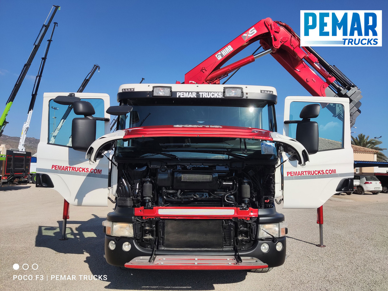 Kravas auto ar manipulatoru SCANIA P 420 GRUA GANCHO MULTILIFT 6X2: foto 42