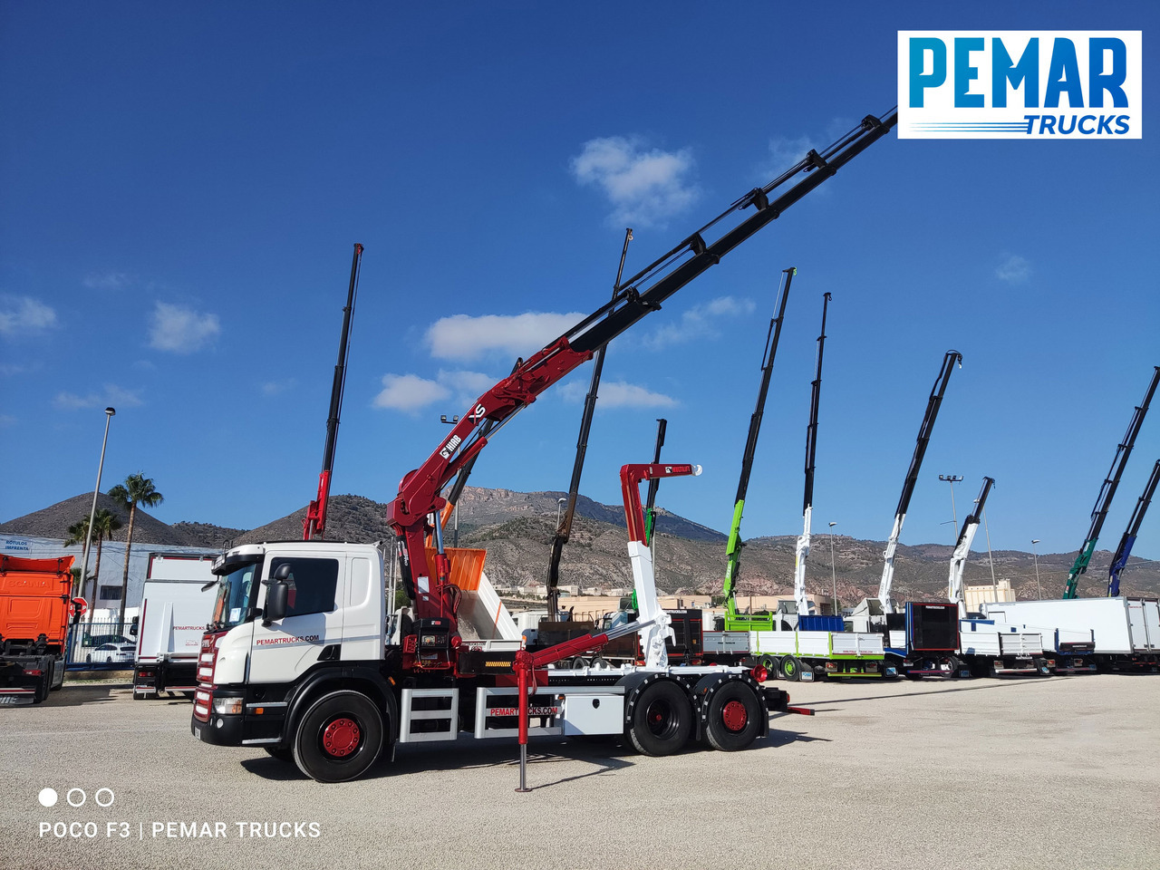 Kravas auto ar manipulatoru SCANIA P 420 GRUA GANCHO MULTILIFT 6X2: foto 24