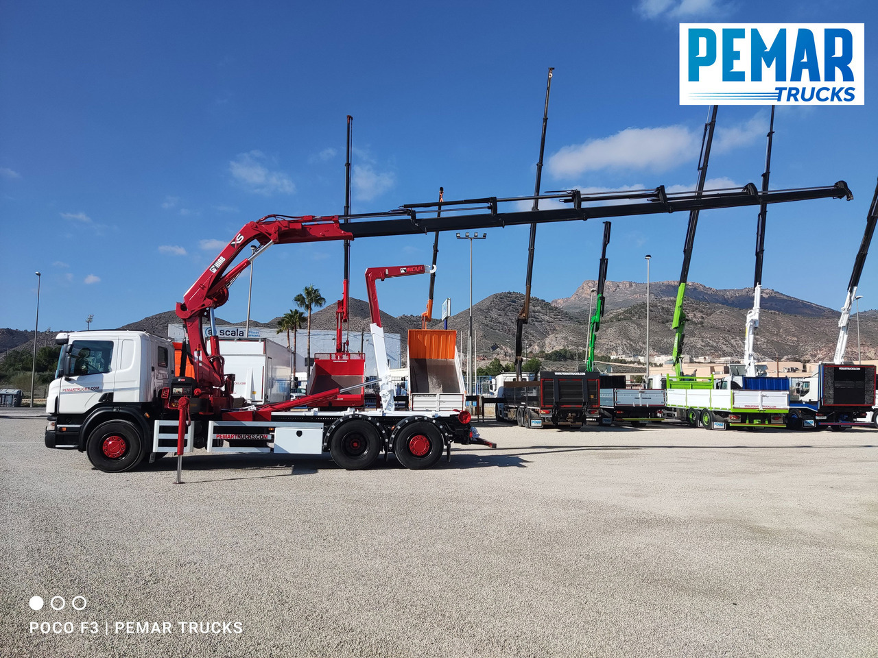 Kravas auto ar manipulatoru SCANIA P 420 GRUA GANCHO MULTILIFT 6X2: foto 23