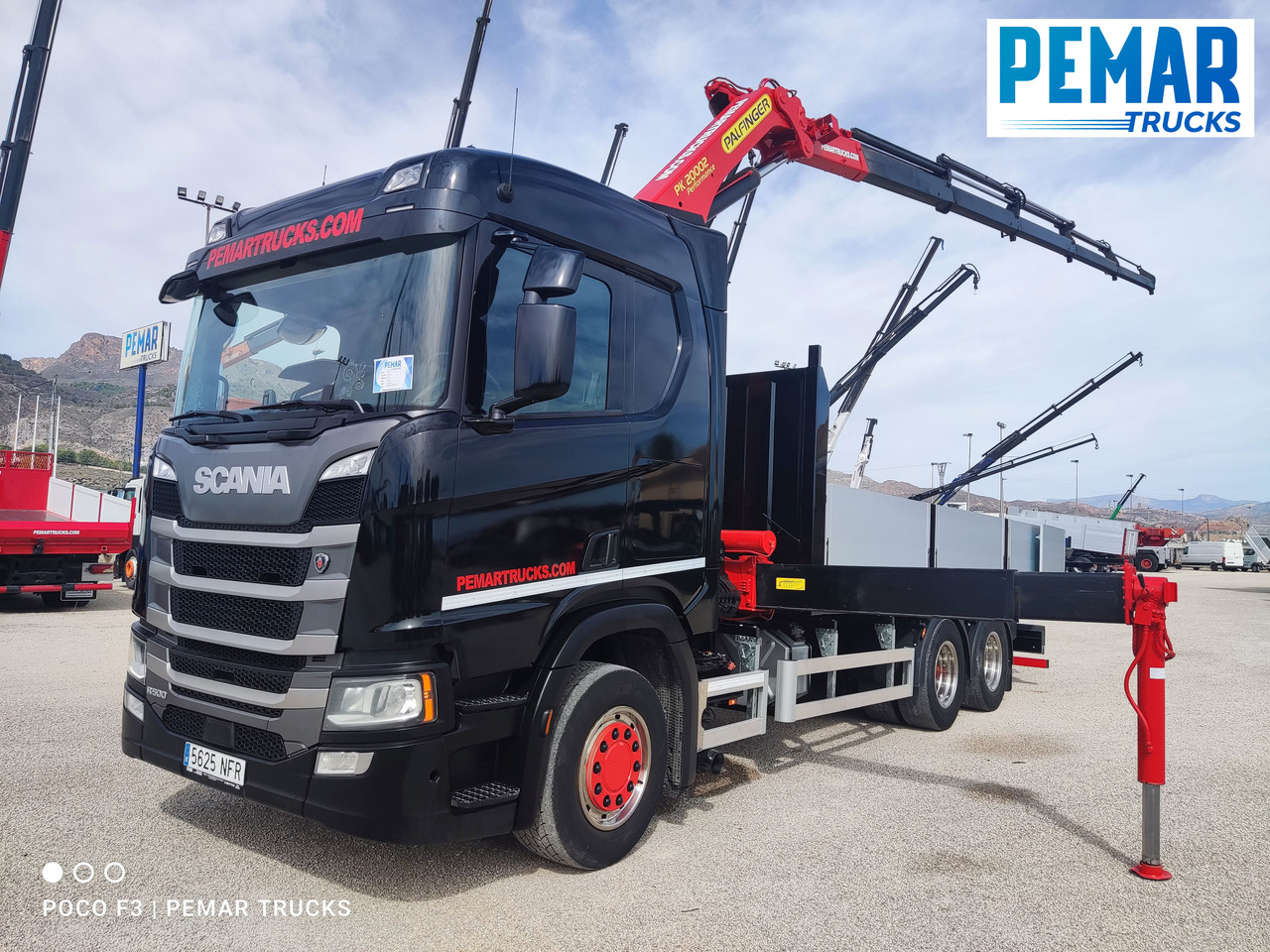 SCANIA R 500 6X2 GRUA CAJA FIJA - Kravas auto ar manipulatoru: foto 1 SCANIA R 500 6X2 GRUA CAJA FIJA - Kravas auto ar manipulatoru: foto 1