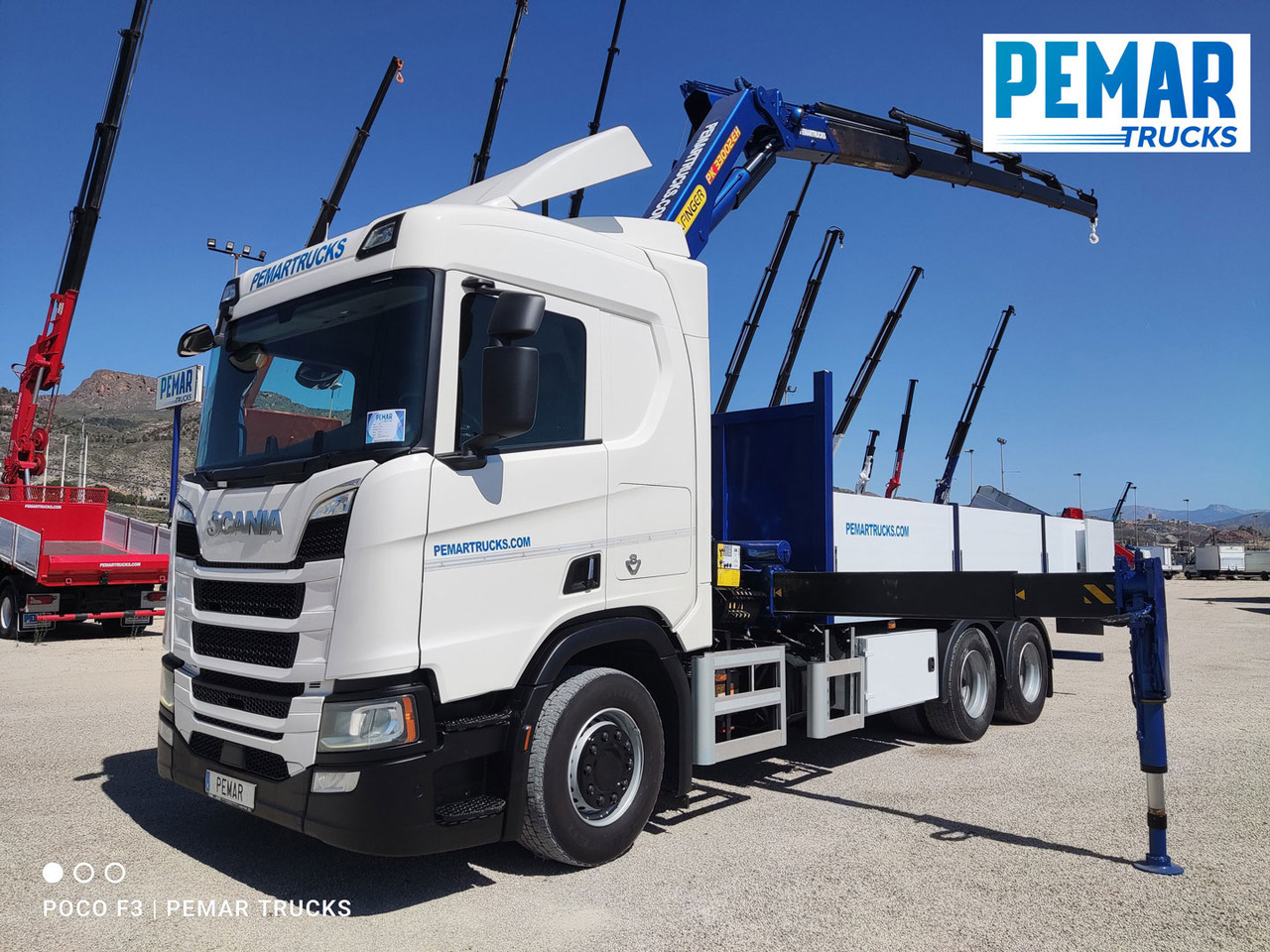 SCANIA R 520 6X2 GRUA CAJA FIJA - Kravas auto ar manipulatoru: foto 1 SCANIA R 520 6X2 GRUA CAJA FIJA - Kravas auto ar manipulatoru: foto 1