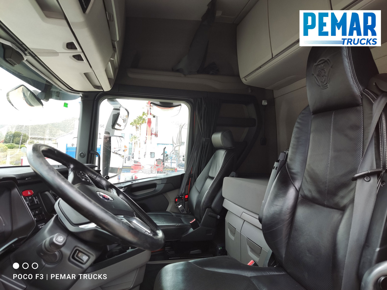 Bortu kravas automašīna/ Platforma, Kravas auto ar manipulatoru SCANIA R 540 6X2 GRUA CAJA FIJA: foto 32
