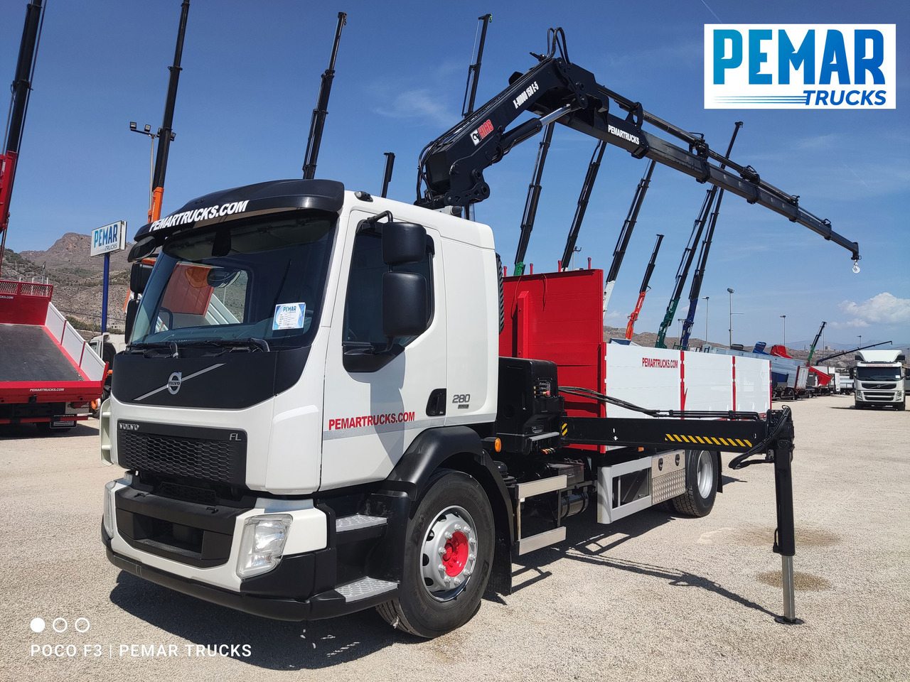 VOLVO FL 280 GRUA CAJA FIJA EURO 6 - Kravas auto ar manipulatoru: foto 1 VOLVO FL 280 GRUA CAJA FIJA EURO 6 - Kravas auto ar manipulatoru: foto 1