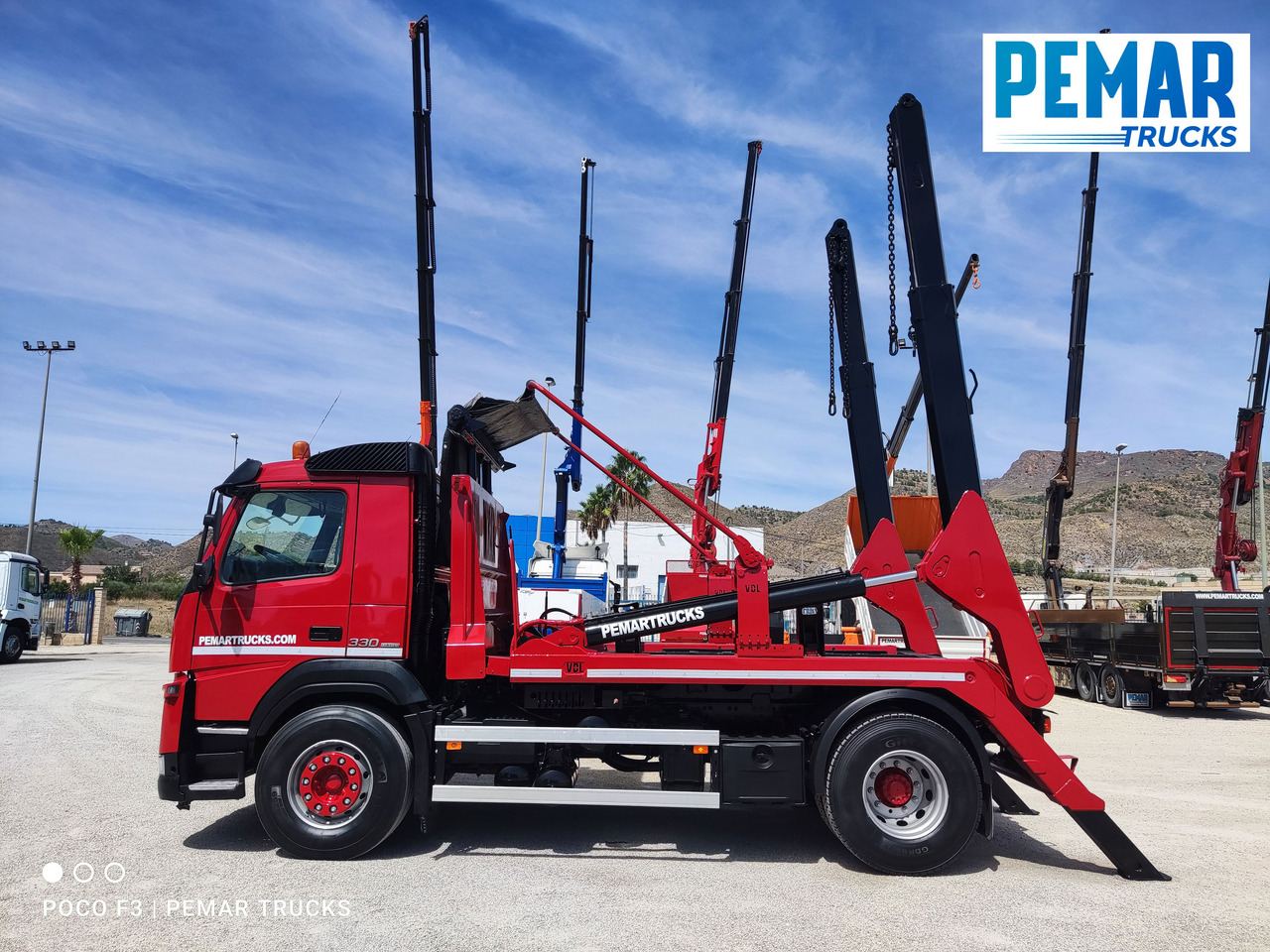 VOLVO FM 330 PORTACONTENEDOR CADENAS 18T - Būvgružu konteineru vedējs: foto 4 VOLVO FM 330 PORTACONTENEDOR CADENAS 18T - Būvgružu konteineru vedējs: foto 4
