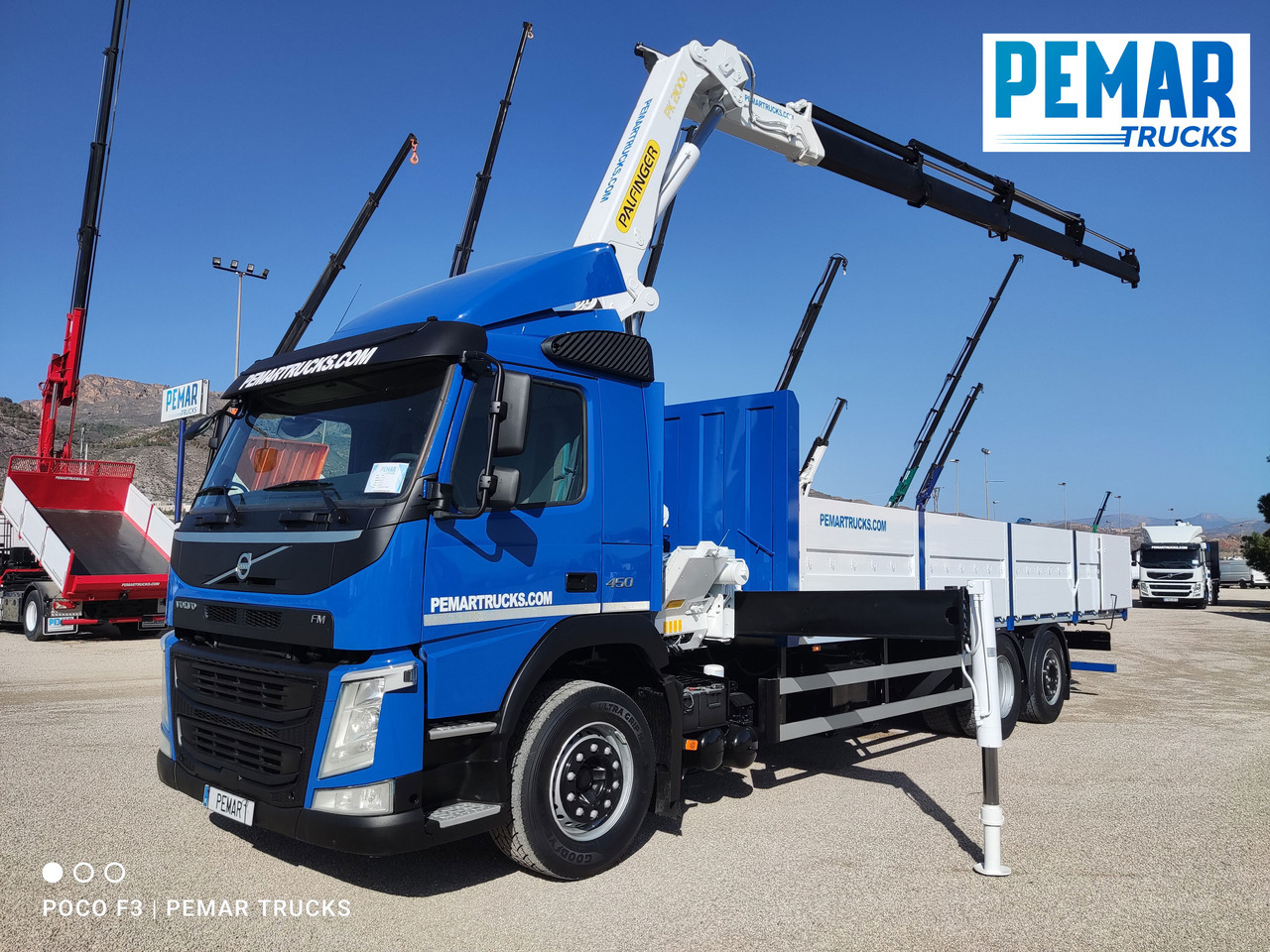 VOLVO FM 450 6X2 GRUA CAJA FIJA EURO 6 - Bortu kravas automašīna/ Platforma, Kravas auto ar manipulatoru: foto 1 VOLVO FM 450 6X2 GRUA CAJA FIJA EURO 6 - Bortu kravas automašīna/ Platforma, Kravas auto ar manipulatoru: foto 1