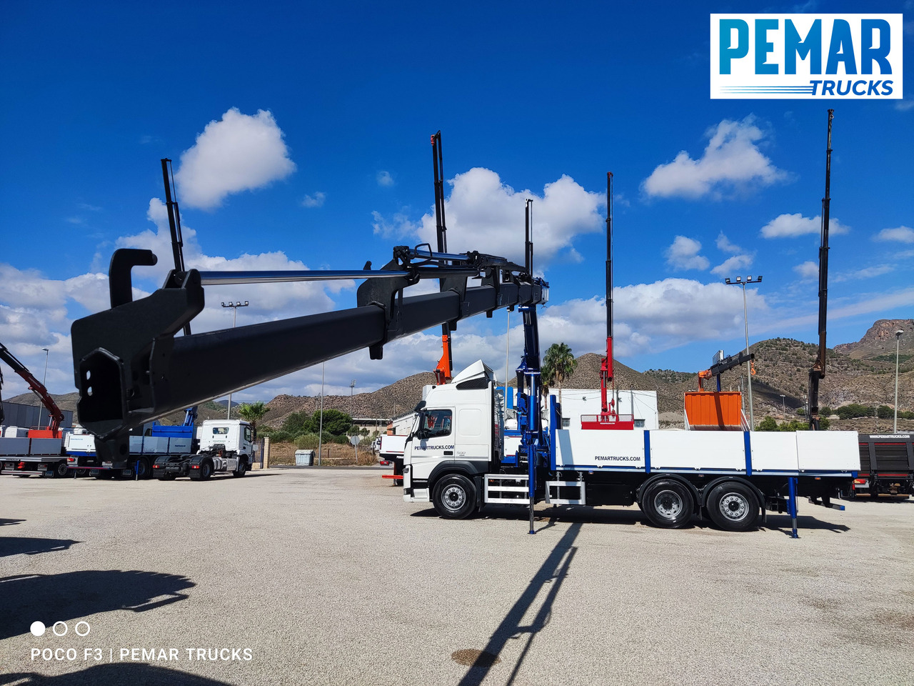 Kravas auto ar manipulatoru VOLVO FM 500 6X2 GRUA CAJA FIJA: foto 9