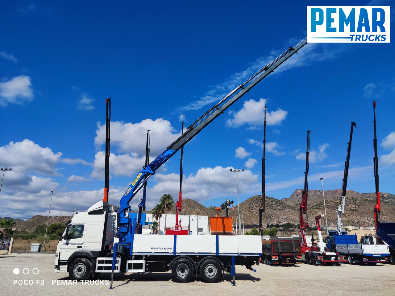 Kravas auto ar manipulatoru VOLVO FM 500 6X2 GRUA CAJA FIJA: foto 5