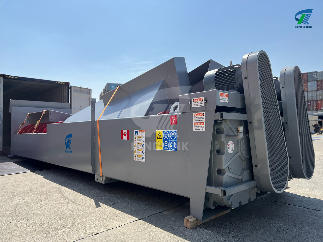 KINGLINK Sandscrew 36'' x 25' | Fine Material Washer | Sand Screw in Canada - Celtniecības tehnika: foto 1 KINGLINK Sandscrew 36'' x 25' | Fine Material Washer | Sand Screw in Canada - Celtniecības tehnika: foto 1