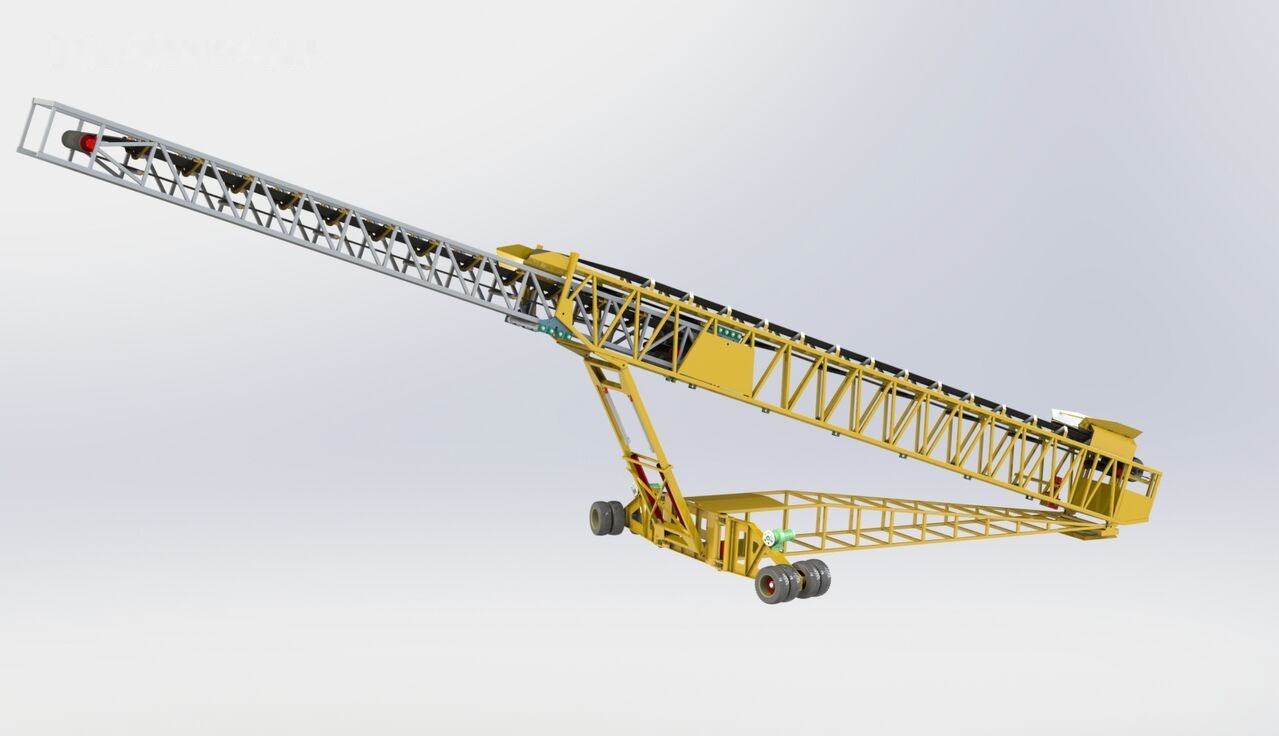 Kinglink Mobile Port Ship Loader | Telescopic Radial Stacker - Lentes konveijers: foto 3 Kinglink Mobile Port Ship Loader | Telescopic Radial Stacker - Lentes konveijers: foto 3