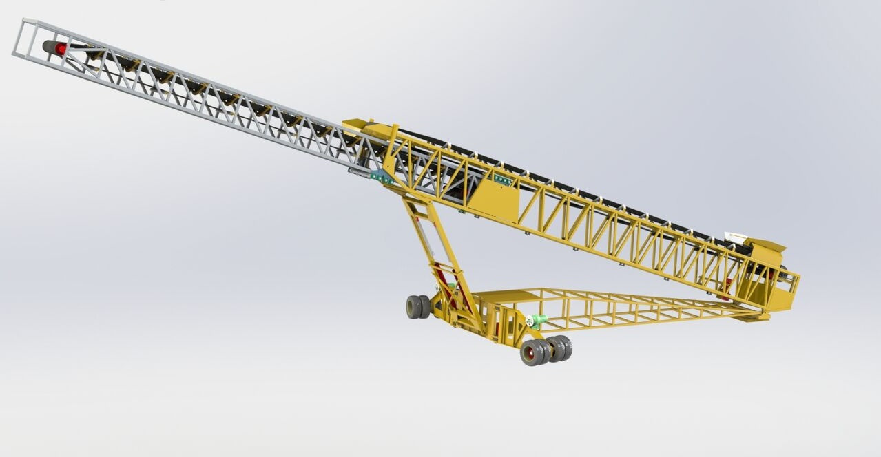 Kinglink New Belt Conveyor | Telescopic Radial Stacker - Lentes konveijers: foto 4 Kinglink New Belt Conveyor | Telescopic Radial Stacker - Lentes konveijers: foto 4