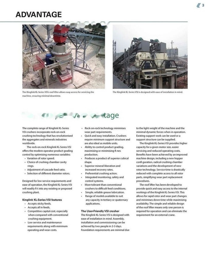 Kinglink VSI Crusher KL8 for making sand and aggregate shaping - Trieciena drupinātājs: foto 5 Kinglink VSI Crusher KL8 for making sand and aggregate shaping - Trieciena drupinātājs: foto 5