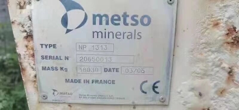 Metso NORDBERG NP1313 / NP1315 / NP1620 - Trieciena drupinātājs: foto 5 Metso NORDBERG NP1313 / NP1315 / NP1620 - Trieciena drupinātājs: foto 5
