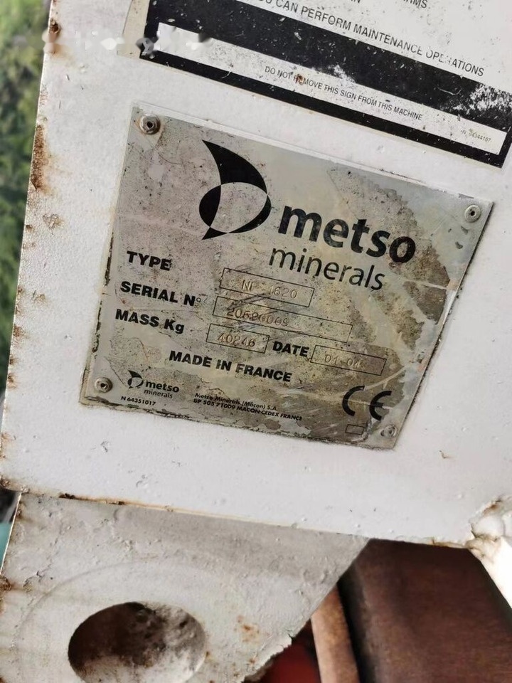 Metso NORDBERG NP1313 / NP1315 / NP1620 - Trieciena drupinātājs: foto 3 Metso NORDBERG NP1313 / NP1315 / NP1620 - Trieciena drupinātājs: foto 3