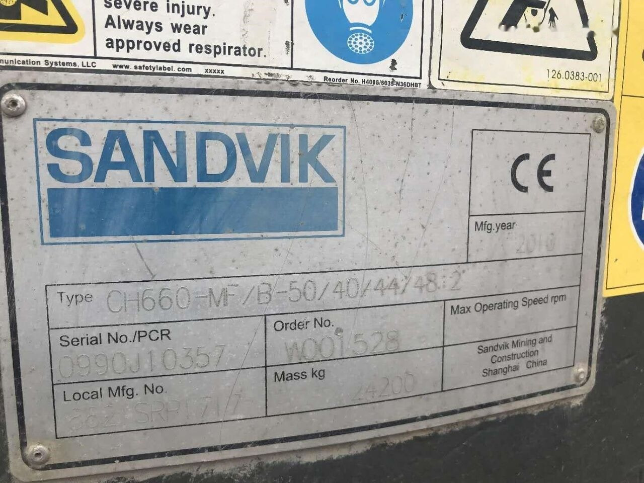 Sandvik CH660 - Konusveida drupinātājs: foto 3 Sandvik CH660 - Konusveida drupinātājs: foto 3
