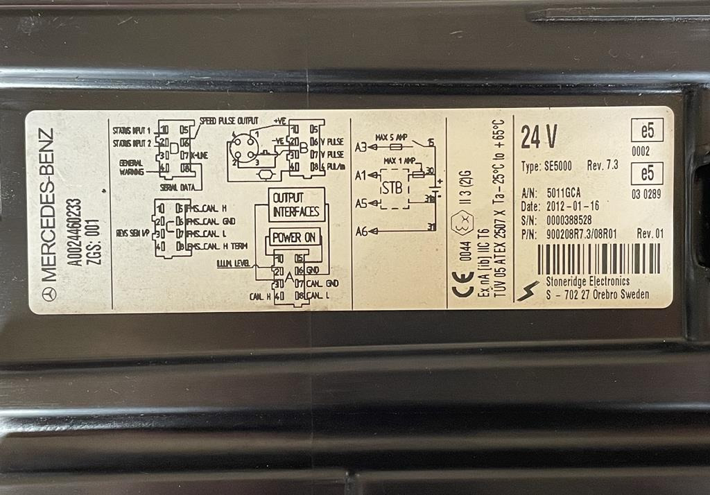 MERCEDES-BENZ Α 000 446 0233 - Tahogrāfs - Kravas automašīna: foto 3 MERCEDES-BENZ Α 000 446 0233 - Tahogrāfs - Kravas automašīna: foto 3