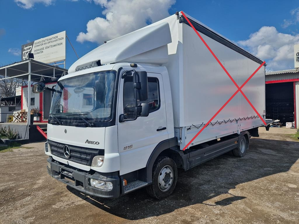 MERCEDES-BENZ ATEGO 816 - Kravas automašīna ar tentu: foto 1 MERCEDES-BENZ ATEGO 816 - Kravas automašīna ar tentu: foto 1