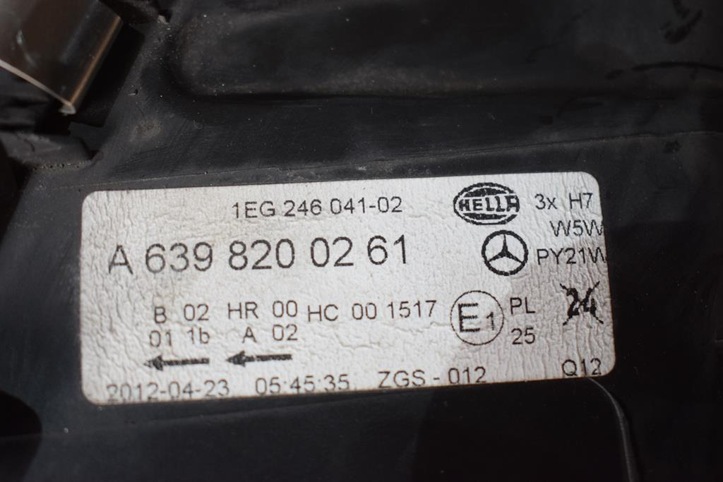 VITO 639 - PASSENGER - Tuvās gaismas - Kravas automašīna: foto 5 VITO 639 - PASSENGER - Tuvās gaismas - Kravas automašīna: foto 5