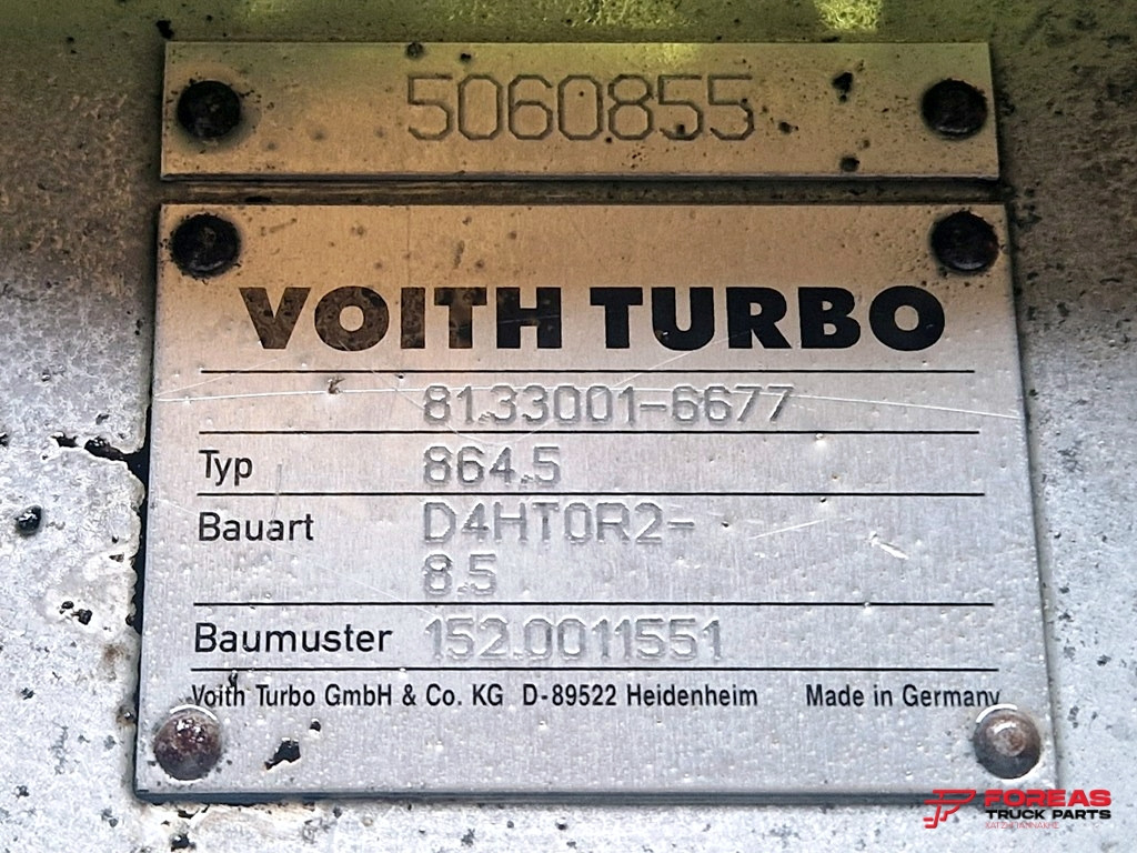 Pārnesumkārba - Autobuss VOITH 864.5: foto 9