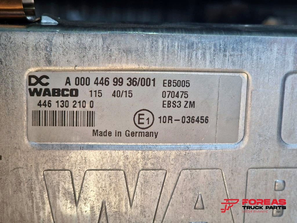 WABCO EBS3 FOR MERCEDES ACTROS MP4 - A0014460536 - Elektroniskais vadības bloks (ECU) - Kravas automašīna: foto 3 WABCO EBS3 FOR MERCEDES ACTROS MP4 - A0014460536 - Elektroniskais vadības bloks (ECU) - Kravas automašīna: foto 3
