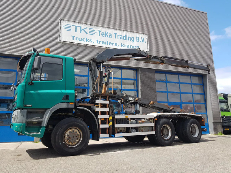 Ginaf M 3335 S 6x6 Palfinger PK 14080 + NCH - Kravas automašīna - kabeļu sistēma, Kravas auto ar manipulatoru: foto 1 Ginaf M 3335 S 6x6 Palfinger PK 14080 + NCH - Kravas automašīna - kabeļu sistēma, Kravas auto ar manipulatoru: foto 1