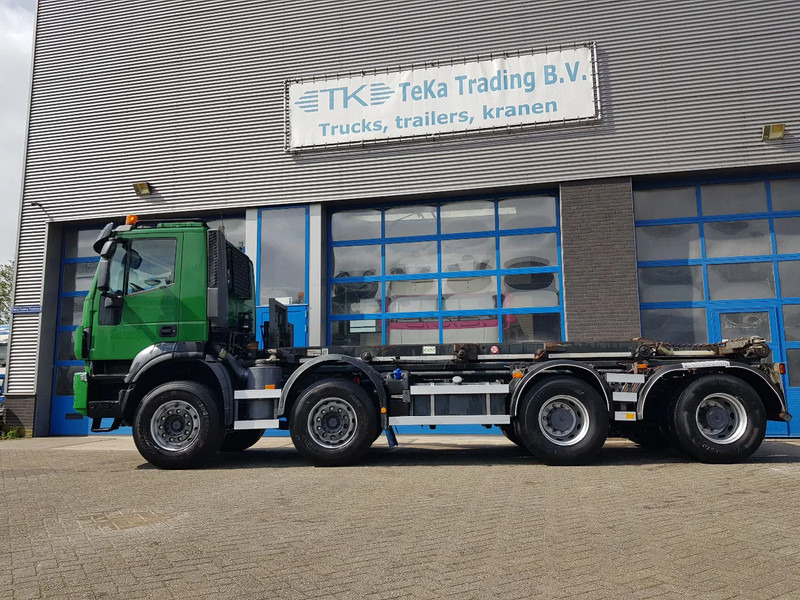 Iveco Stralis 450 8x4 Steel Nieuwe Apk/TÜV 430.000 km kettingsyst 30 ton - Konteineru vedējs/ Kravas automašīna ar noņemamā virsbūve: foto 3 Iveco Stralis 450 8x4 Steel Nieuwe Apk/TÜV 430.000 km kettingsyst 30 ton - Konteineru vedējs/ Kravas automašīna ar noņemamā virsbūve: foto 3