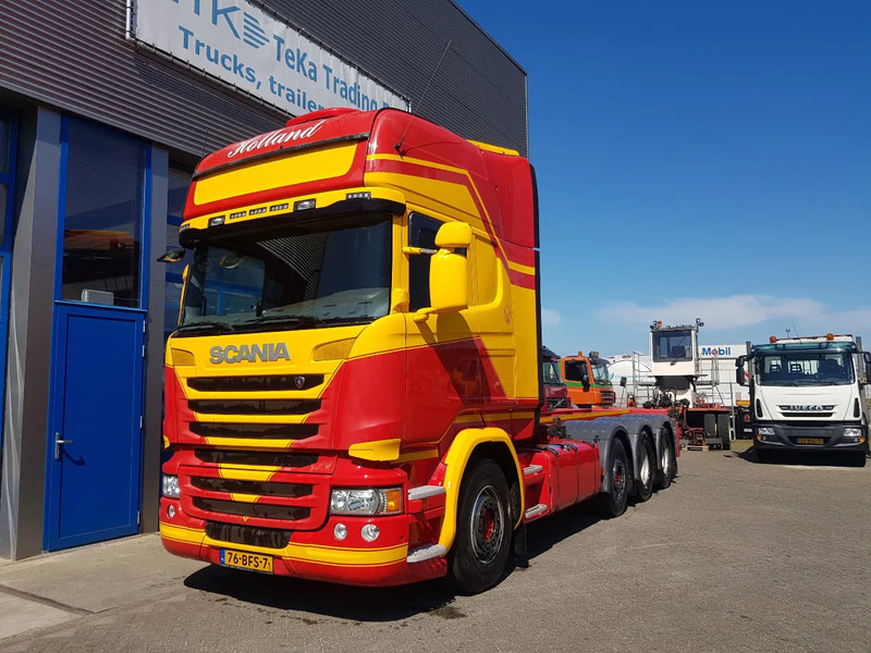 Scania R450 8x2 Topline ADR EX/II, EX/III, FL en AT SCR only - Konteineru vedējs/ Kravas automašīna ar noņemamā virsbūve: foto 1 Scania R450 8x2 Topline ADR EX/II, EX/III, FL en AT SCR only - Konteineru vedējs/ Kravas automašīna ar noņemamā virsbūve: foto 1