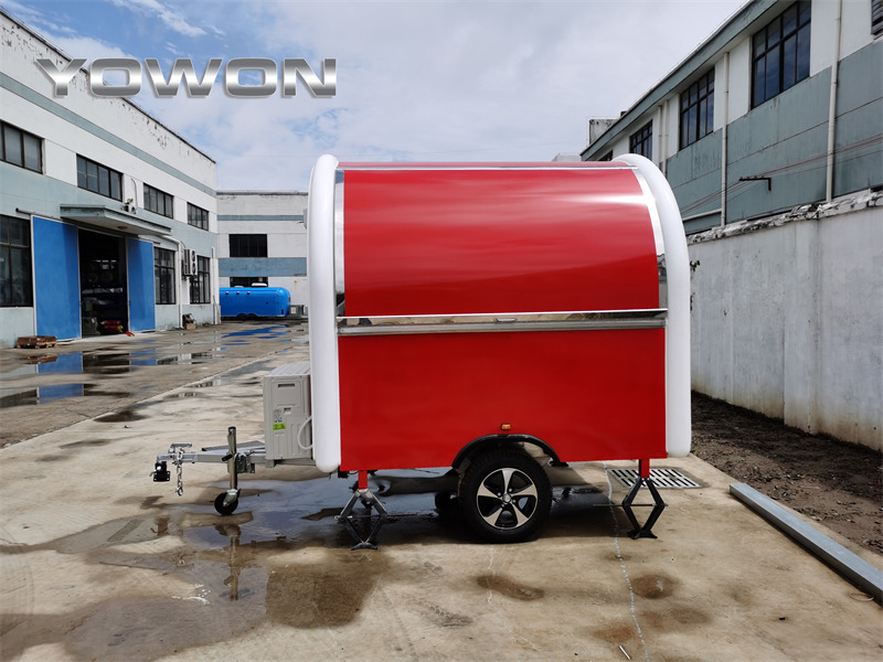 YOWON Fully customized food vending cart mobile street fast food trailer - Tirdzniecības piekabe: foto 2 YOWON Fully customized food vending cart mobile street fast food trailer - Tirdzniecības piekabe: foto 2