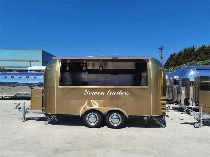 YOWON mobile fast food vending trailer factory price catering truck - Tirdzniecības piekabe: foto 2 YOWON mobile fast food vending trailer factory price catering truck - Tirdzniecības piekabe: foto 2