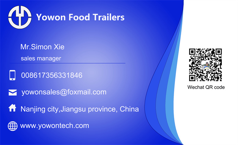 Yowon commercial food vending trailer Airstream type food truck - Tirdzniecības piekabe: foto 5 Yowon commercial food vending trailer Airstream type food truck - Tirdzniecības piekabe: foto 5