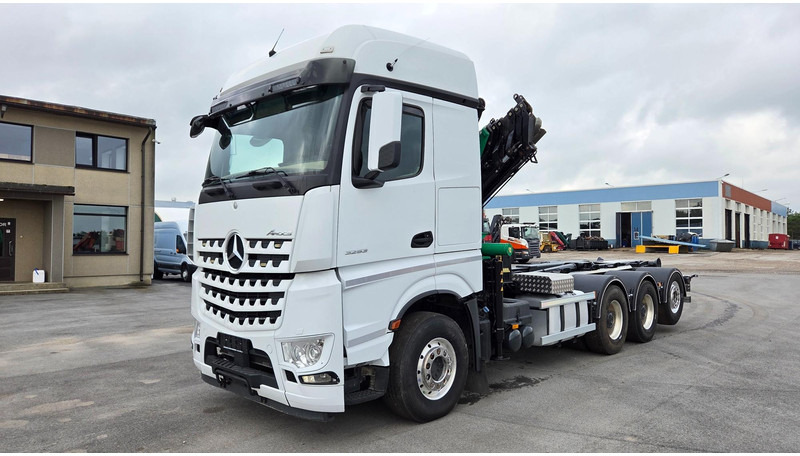 Mercedes-Benz Arocs 3253 8X4*4 Fassi F295 - Pacēlājs ar āķi, Kravas auto ar manipulatoru: foto 3 Mercedes-Benz Arocs 3253 8X4*4 Fassi F295 - Pacēlājs ar āķi, Kravas auto ar manipulatoru: foto 3
