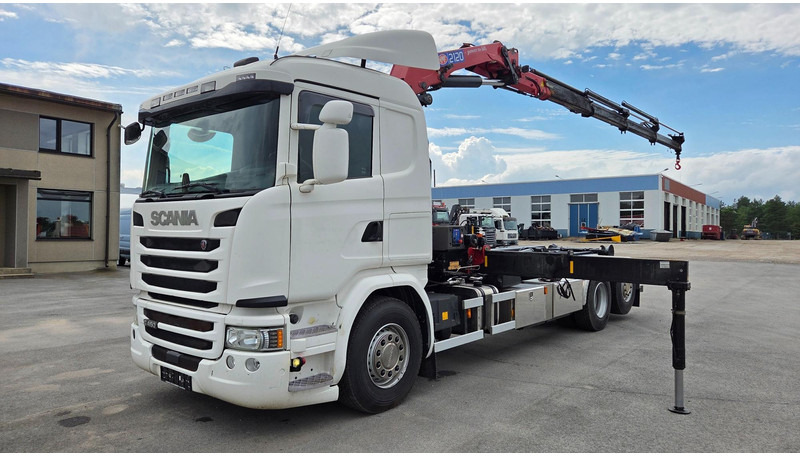 Scania G450 6X2*4 HMF 2120 crane 700 hours - Pacēlājs ar āķi, Kravas auto ar manipulatoru: foto 1 Scania G450 6X2*4 HMF 2120 crane 700 hours - Pacēlājs ar āķi, Kravas auto ar manipulatoru: foto 1