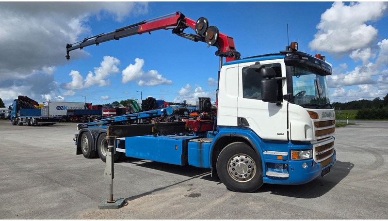 Scania P360 6X2*4 HMF 1720K4 EURO6 - Kravas automašīna - kabeļu sistēma, Kravas auto ar manipulatoru: foto 2 Scania P360 6X2*4 HMF 1720K4 EURO6 - Kravas automašīna - kabeļu sistēma, Kravas auto ar manipulatoru: foto 2