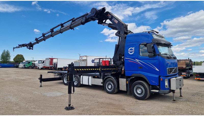 Volvo FH480 8X4 HIAB 800E-6 HiPro + JIB170X5 - Bortu kravas automašīna/ Platforma, Kravas auto ar manipulatoru: foto 2 Volvo FH480 8X4 HIAB 800E-6 HiPro + JIB170X5 - Bortu kravas automašīna/ Platforma, Kravas auto ar manipulatoru: foto 2