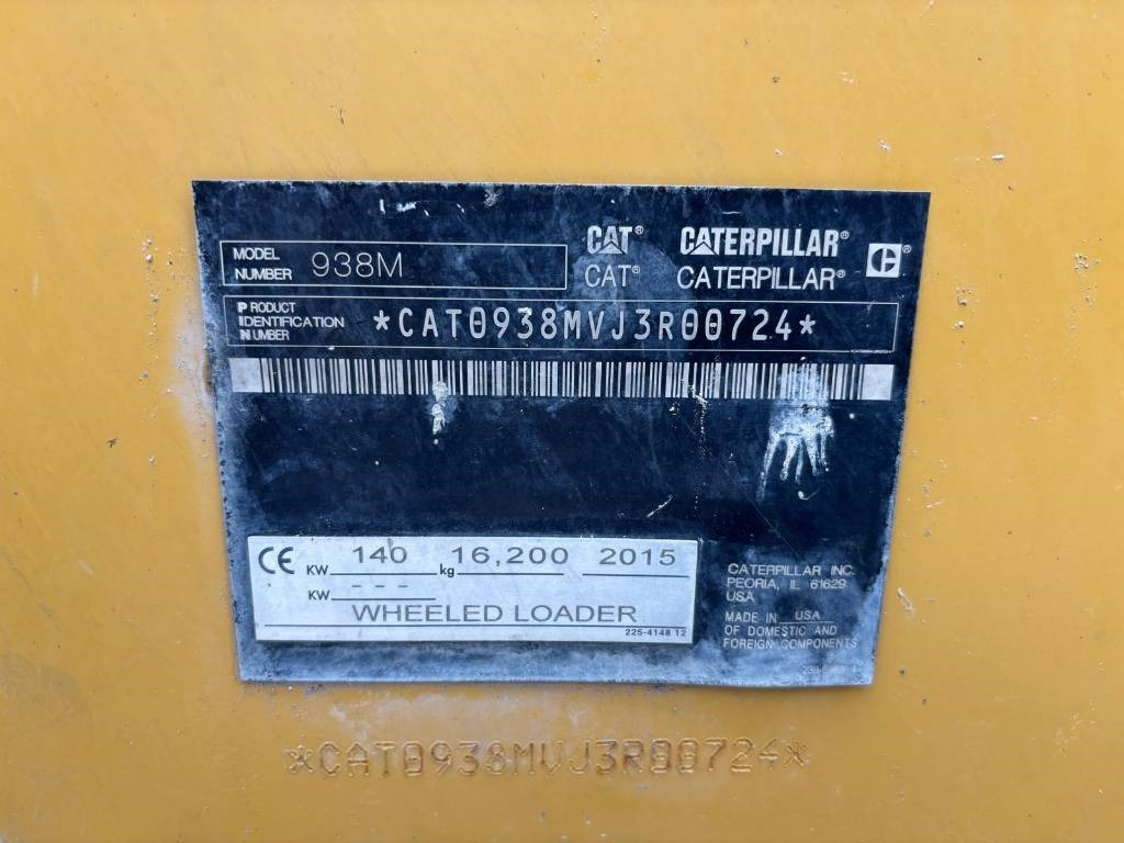 CAT 938 M (Under Preparation / Bucket + Forks) - Riteņu iekrāvējs: foto 3 CAT 938 M (Under Preparation / Bucket + Forks) - Riteņu iekrāvējs: foto 3