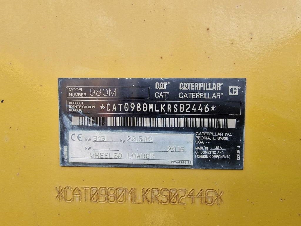 CAT 980 M (Comes with bucket / Under Preparation) - Riteņu iekrāvējs: foto 3 CAT 980 M (Comes with bucket / Under Preparation) - Riteņu iekrāvējs: foto 3