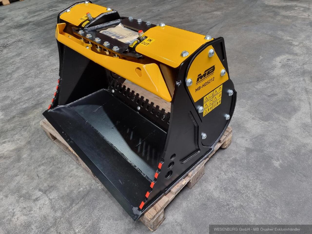 MB Crusher Schaufelseparator Separator MB-HDS 212 / 5,0 - 10,0 t - Šķirošanas kauss - Celtniecības tehnika: foto 1 MB Crusher Schaufelseparator Separator MB-HDS 212 / 5,0 - 10,0 t - Šķirošanas kauss - Celtniecības tehnika: foto 1