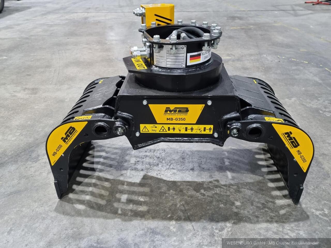 MB Crusher Sortiergreifer MB-G350 Anbauklasse 1,3 - 2,6 t - Greiferi - Celtniecības tehnika: foto 4 MB Crusher Sortiergreifer MB-G350 Anbauklasse 1,3 - 2,6 t - Greiferi - Celtniecības tehnika: foto 4