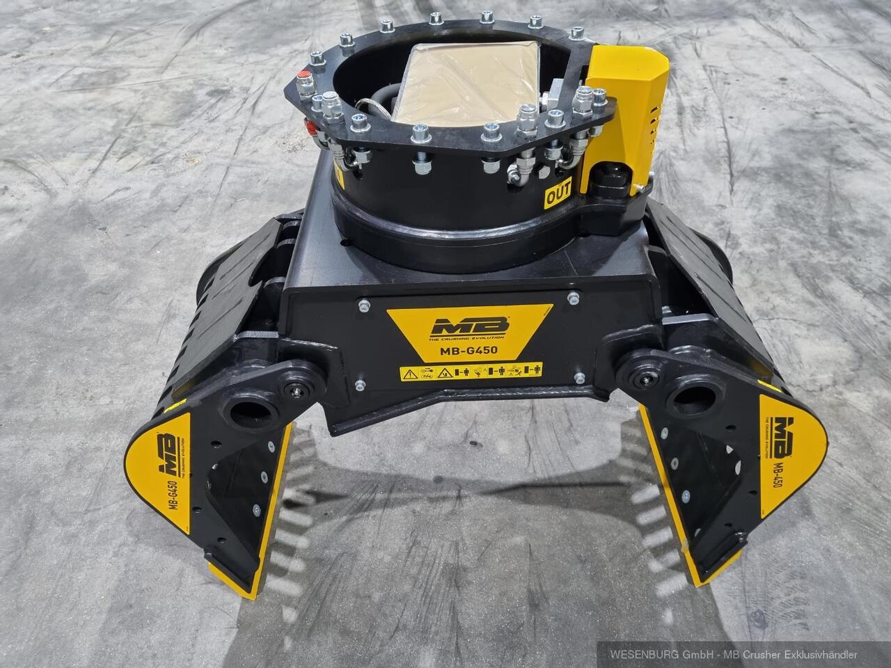MB Crusher Sortiergreifer MB-G450 Anbauklasse 3,0 - 6,0 t - Greiferi - Celtniecības tehnika: foto 2 MB Crusher Sortiergreifer MB-G450 Anbauklasse 3,0 - 6,0 t - Greiferi - Celtniecības tehnika: foto 2