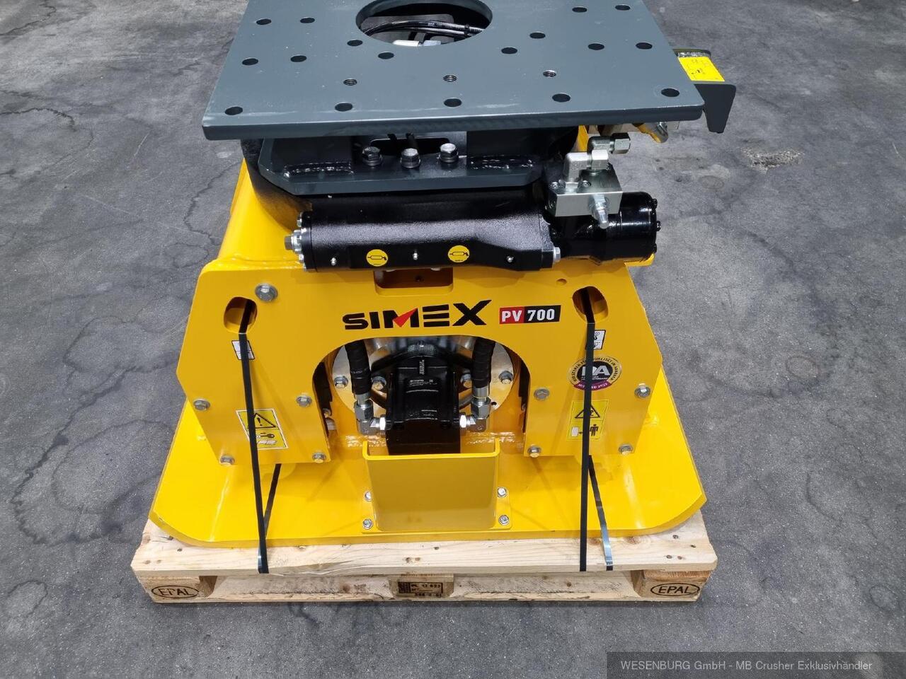 Simex Anbauverdichter PV700 inkl. Drehwerk Anbauklasse 12 - 25 t - Papildaprīkojums, Vibrobliete - Ekskavators: foto 3 Simex Anbauverdichter PV700 inkl. Drehwerk Anbauklasse 12 - 25 t - Papildaprīkojums, Vibrobliete - Ekskavators: foto 3