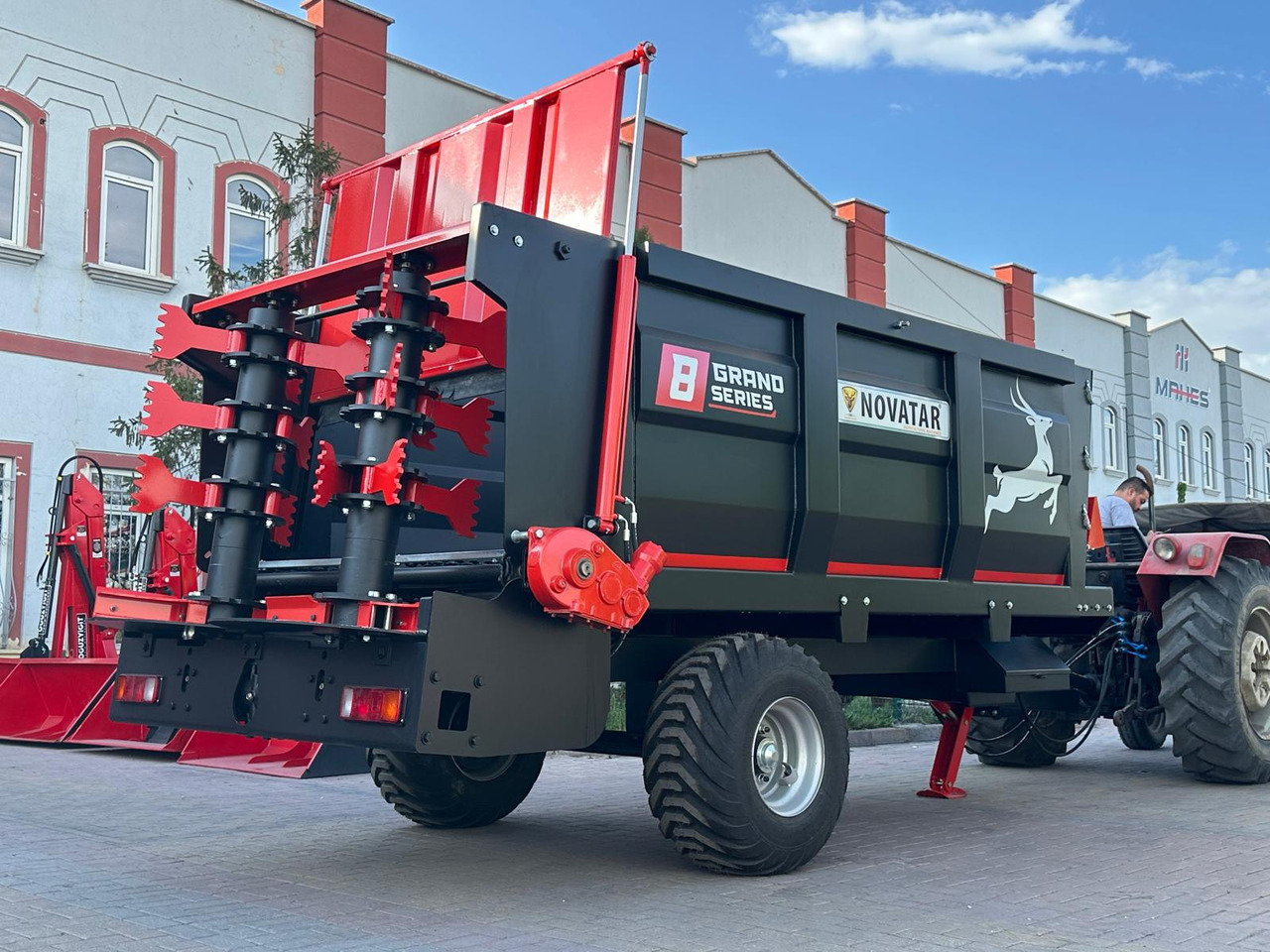 Novatar Manure Spreader 6 m3 - Organisko mēslu izkliedētājs: foto 3 Novatar Manure Spreader 6 m3 - Organisko mēslu izkliedētājs: foto 3