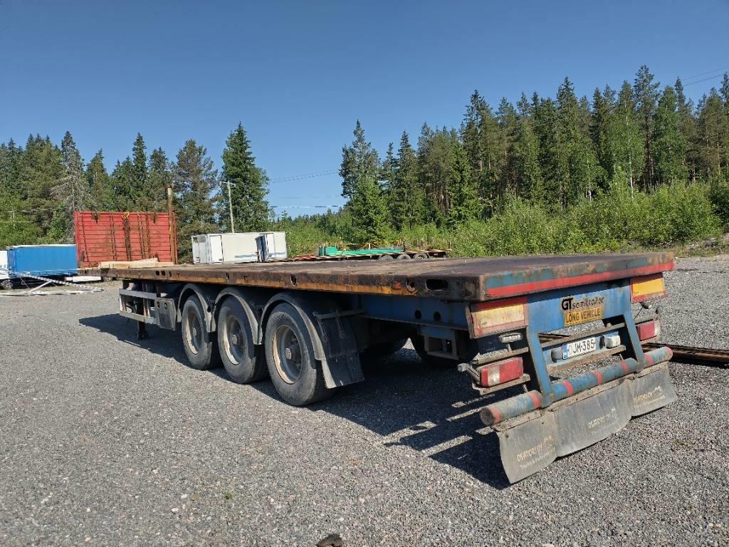 GT trailer Vahva tasalava,hyvillä sidontapisteillä - Bortu puspiekabe/ Platforma: foto 1 GT trailer Vahva tasalava,hyvillä sidontapisteillä - Bortu puspiekabe/ Platforma: foto 1