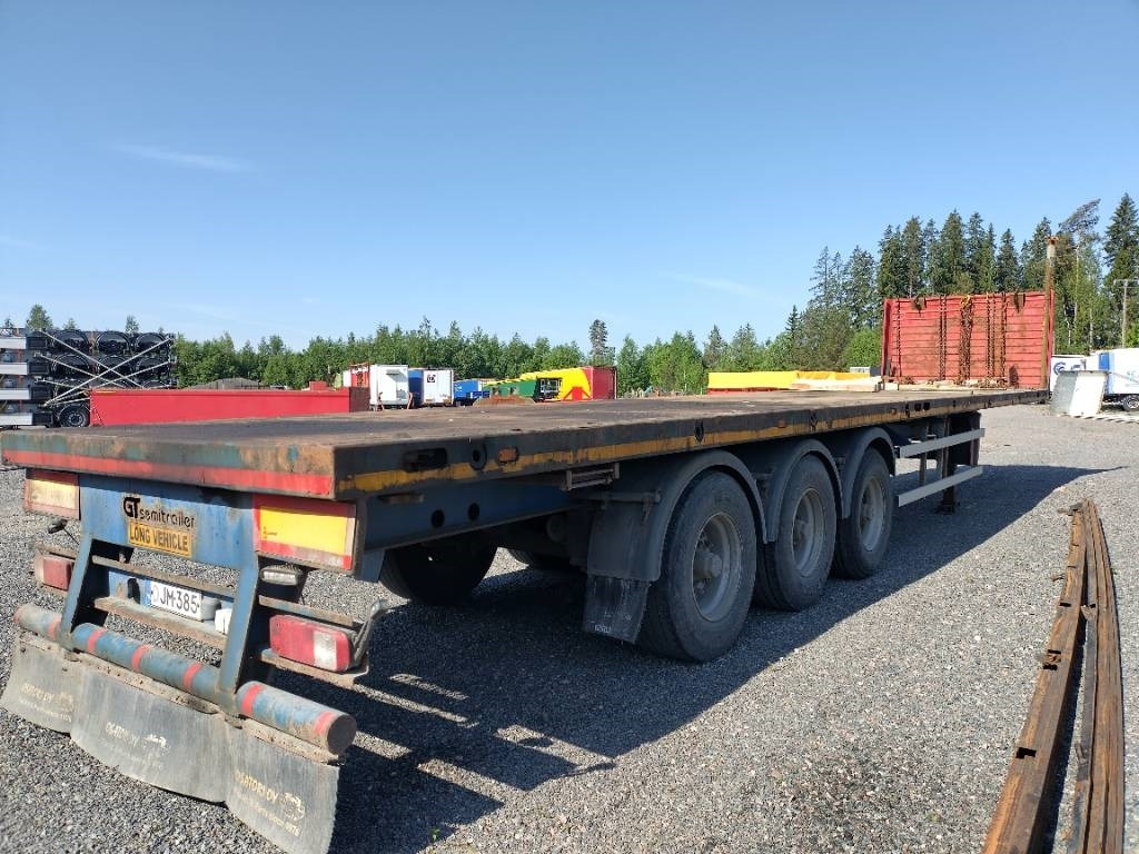 GT trailer Vahva tasalava,hyvillä sidontapisteillä - Bortu puspiekabe/ Platforma: foto 2 GT trailer Vahva tasalava,hyvillä sidontapisteillä - Bortu puspiekabe/ Platforma: foto 2