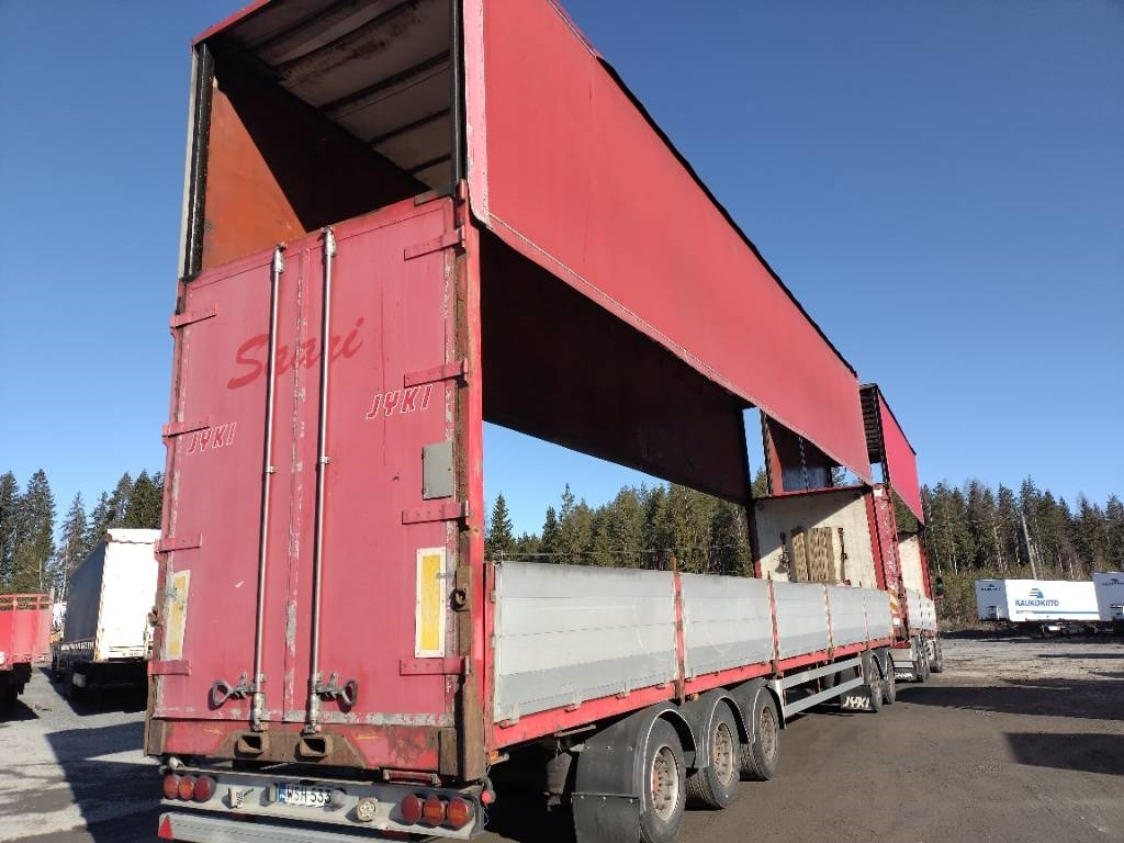 Kravas automašīna ar tentu Scania Nousukapelli+Jyki kärry 3m sisäkork.liukukatot: foto 8