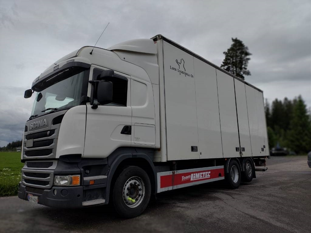 Scania R480 6x2 limetec kokosivuauk kori,liukukatto - Kravas automašīna ar slēgto virsbūvi: foto 1 Scania R480 6x2 limetec kokosivuauk kori,liukukatto - Kravas automašīna ar slēgto virsbūvi: foto 1