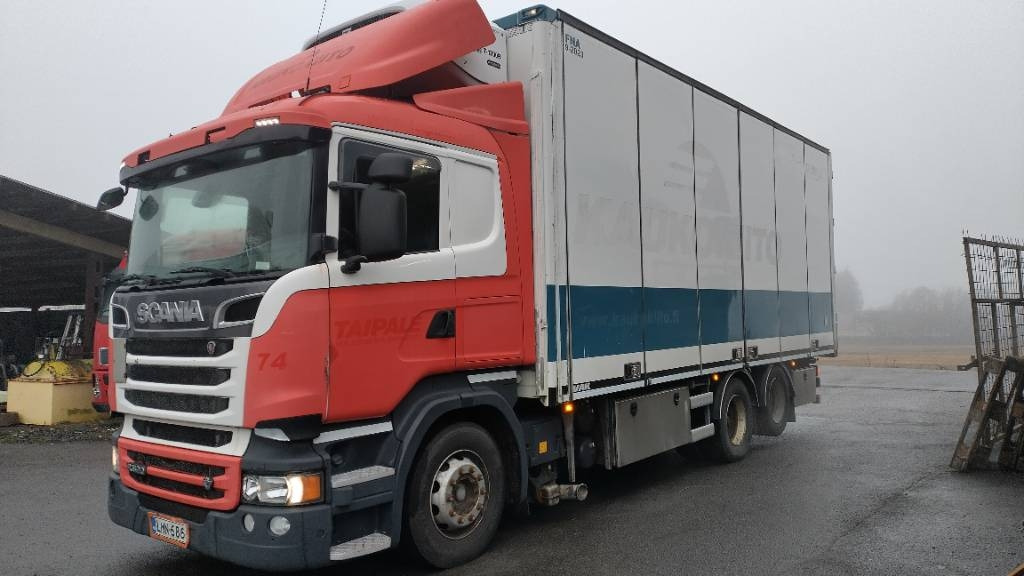 Scania R520 6x2 kokosivuauk kori, thermoking kone - Kravas automašīna refrižerators: foto 1 Scania R520 6x2 kokosivuauk kori, thermoking kone - Kravas automašīna refrižerators: foto 1